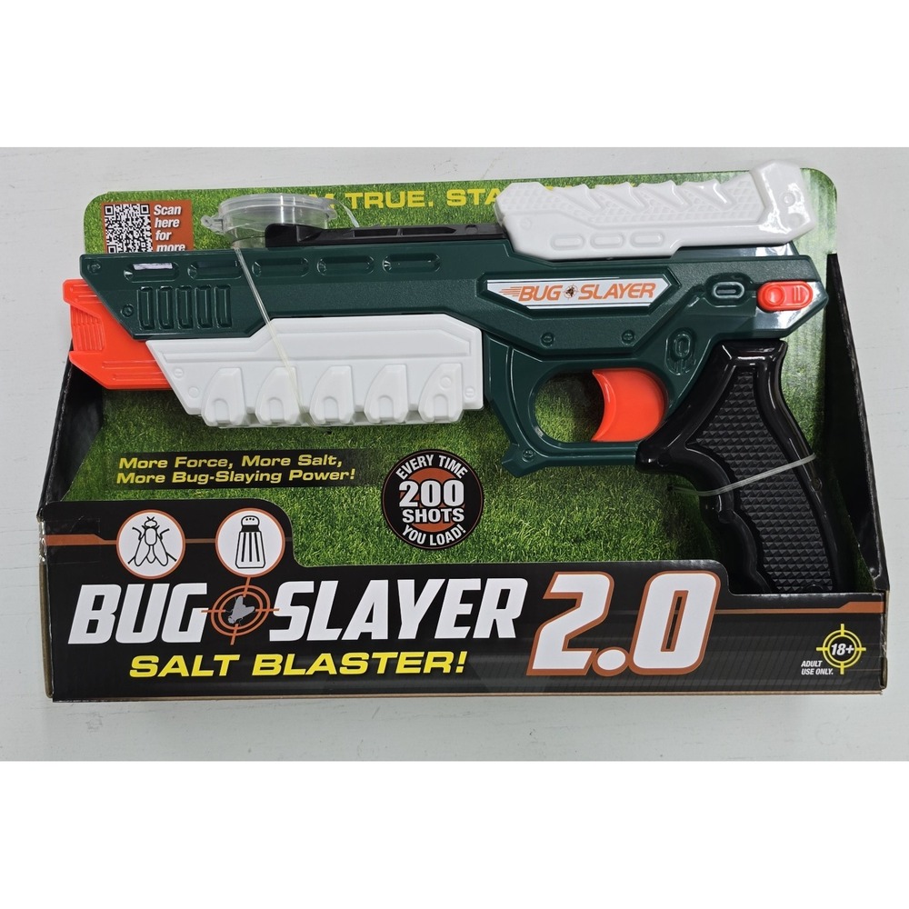 New In Box  Air Warriors Bug Slayer 2.0 * Salt Blaster, Shoot Bugs w Table Salt